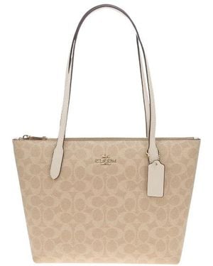 COACH Double Handle Tote Bag - White