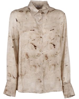 Peserico Flowing Blouse - Natural