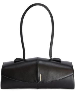 Jil Sander Flap Shoulder Bag - Black