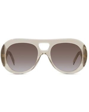 Givenchy Eyewear Round Frame Sunglasses - Multicolour