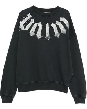 Palm Angels Long-Sleeve Sweatshirt - Black
