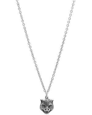 Gucci Tiger Head Makes Old Necklaces - White