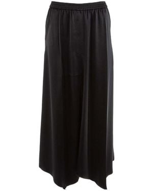 Nanushka Handkerchief Midi Skirt - Black