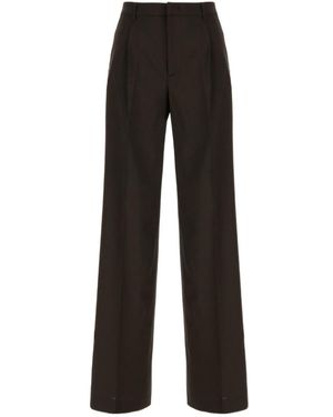 Pt Pantaloni Pleated-Design Pants - Black