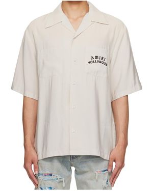 Amiri Lapel Short-Sleeved Shirt - Grey