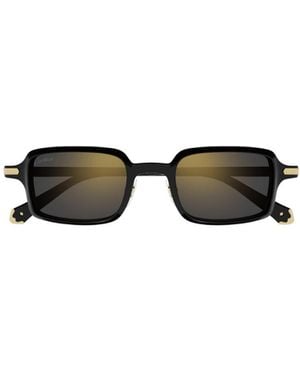 Cartier Rectangular Sunglasses - Metallic
