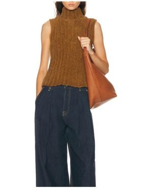 R13 Sleeveless Knit Vest - Blue