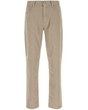 ZEGNA Jeans With Belt Loops - Natural