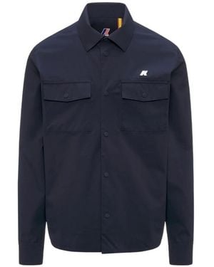 K-Way Umbert Stretch 2Layers Jacket - Blue