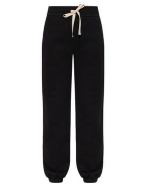 Jil Sander Drawstring Cuffed Joggers - Black
