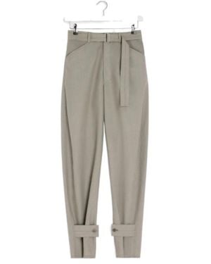 Lemaire Curved Tailored Pants - Gray