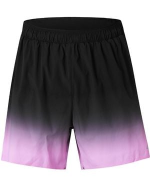 Represent To Gradient Elastic Waist Shorts - Black
