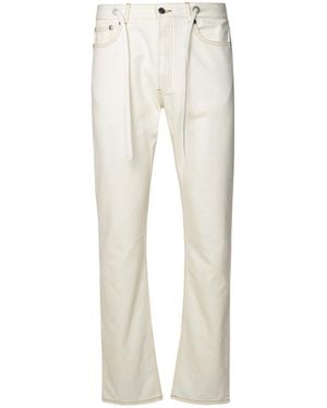 A.P.C. Sureau Mid-Rise Straight-Leg Jeans - White