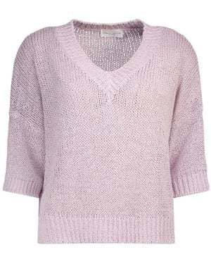 Roberto Collina V-Neck T-Shirt - Pink