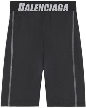 Balenciaga Shorts Cycling Da Donna - Black