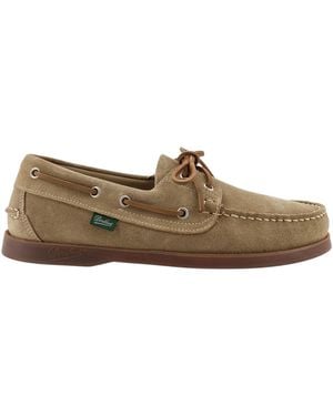 Paraboot Round-Toe Loafers - Brown