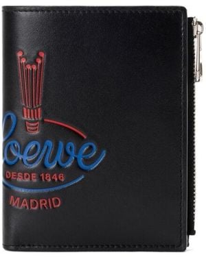 Loewe Slim Compact Wallet - Black