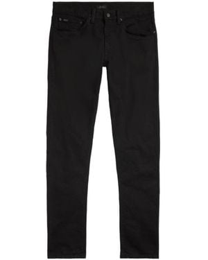 Polo Ralph Lauren Logo Embroidered Jeans - Black