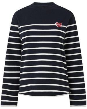 Barbour Striped Long-Sleeve Tee - Blue