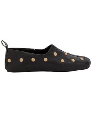 Chloé Grain Leather Ballet Flats - Black