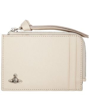 Vivienne Westwood Zipper Card Holder - White