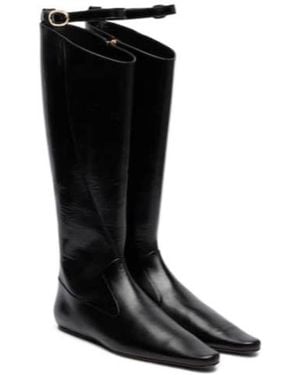 Tory Burch Vintage American Riding Boots - Black