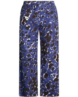 Marni Simple And Loose Trousers - Blue