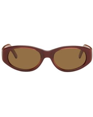 Our Legacy Unwound Oval Frame Sunglasses - Multicolour