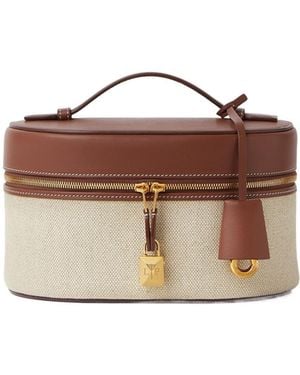 Loro Piana Extra Makeup Bag - Brown