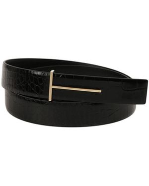 Tom Ford T-Type Belt Buckle - Black