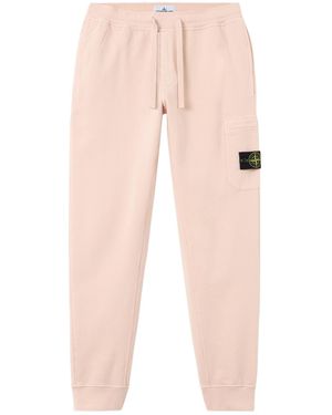 Stone Island Slim-Fit Joggers With Cargo Pocket - Pink