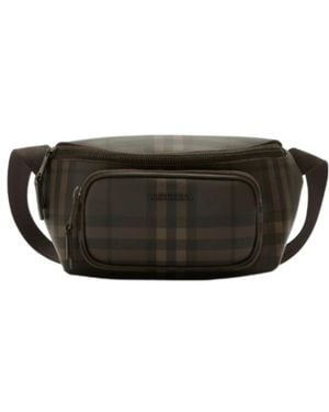 Burberry City Check Belt Bag - Black