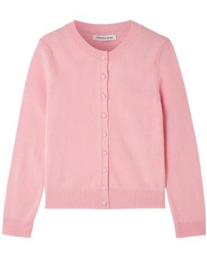 Veronica Beard Daro Cashmere Cardigan - Pink