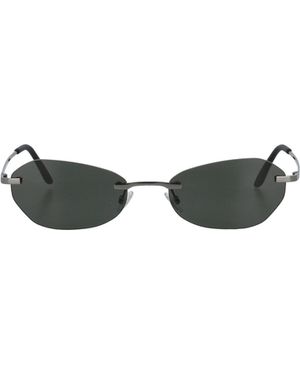 Our Legacy Adorable Geometric Frame Sunglasses - White