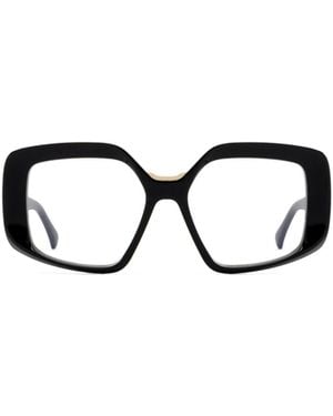 Max Mara Square Frame Glasses - White