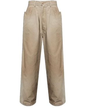 Balenciaga Wide Trousers - Natural