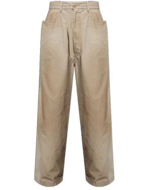 Balenciaga Belt Loop Casual Pants - Natural
