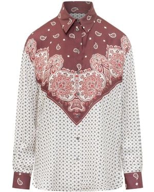 Pinko Cher Bandana-Print Shirt - Multicolor