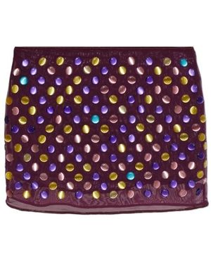 Oséree Mesh Skirt - Purple