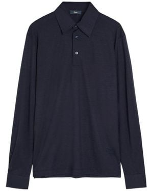Herno Logo Polo Shirt - Blue