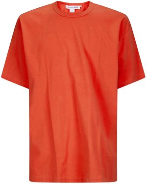 Comme des Garçons Comme Des Garçons Shirt Reverse Logo Crew Neck T-Shirt - Red