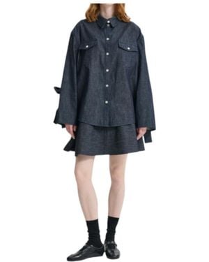 Cecilie Bahnsen Long-Sleeved Shirt - Blue