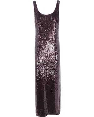 Jonathan Simkhai Bex Long Sequin Gown - Purple