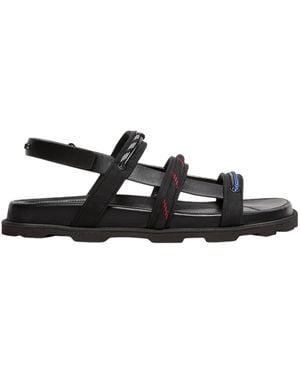 Moncler Vera Isla Leather Sandals - Black