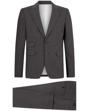 DSquared² London Flap-Pockets Suit - Gray