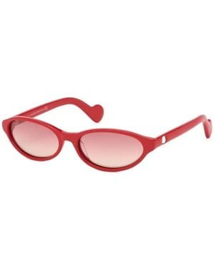 Moncler Eyewear Oval Frame Sunglasses - Pink