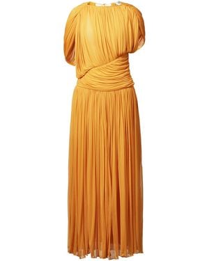 TOVE Pleated Dress - Metallic