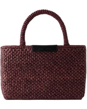 Proenza Schouler Burgundy Woven Tote Bag - Red