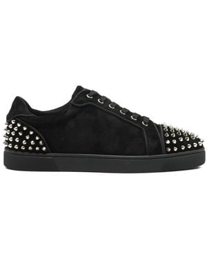 Christian Louboutin Spike-Studded Sneakers - Black