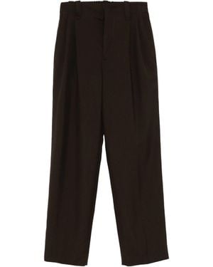 Marni Pleat-Detail Trousers - Black
